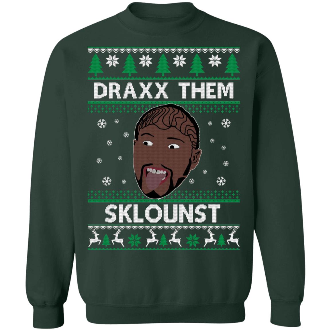 Draxx them sklounst Christmas Sweater - Holiday Gift product image 3