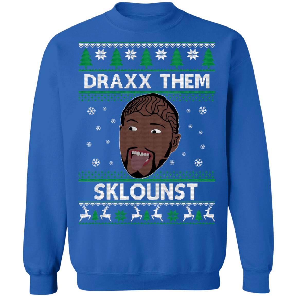 Draxx them sklounst Christmas Sweater - Holiday Gift product image 2