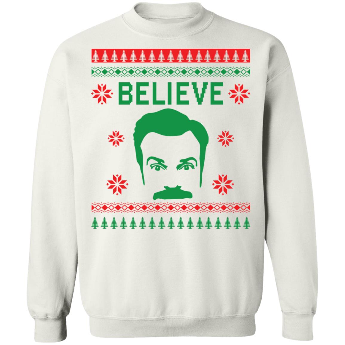 Ted Lasso believe Christmas Sweater - Holiday Gift product image 3