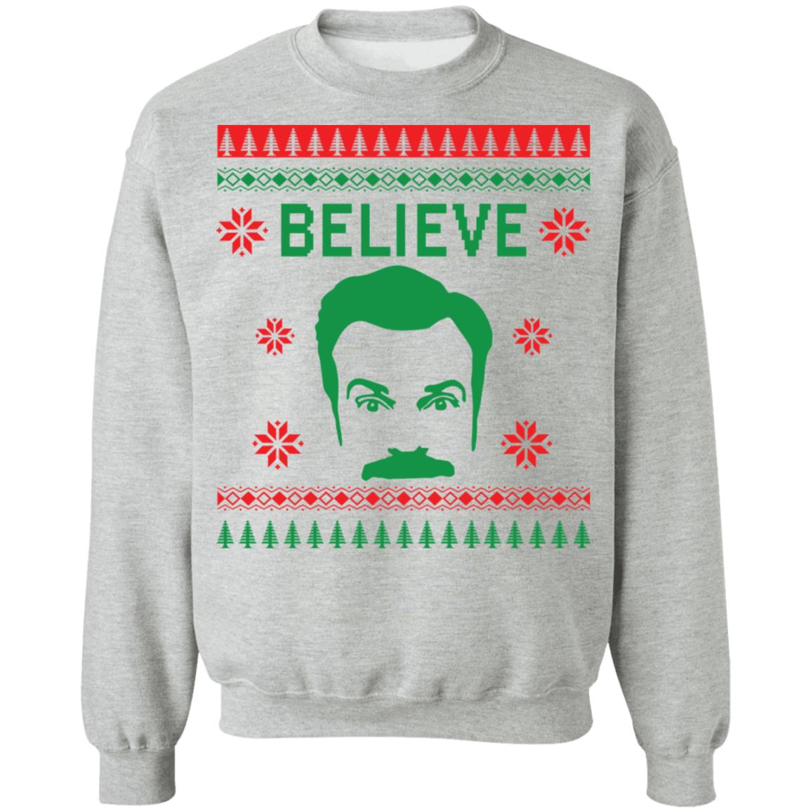 Ted Lasso believe Christmas Sweater - Holiday Gift product image 2