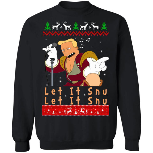 Zapp Brannigan let it snu Christmas Sweater - Holiday Gift product image 2