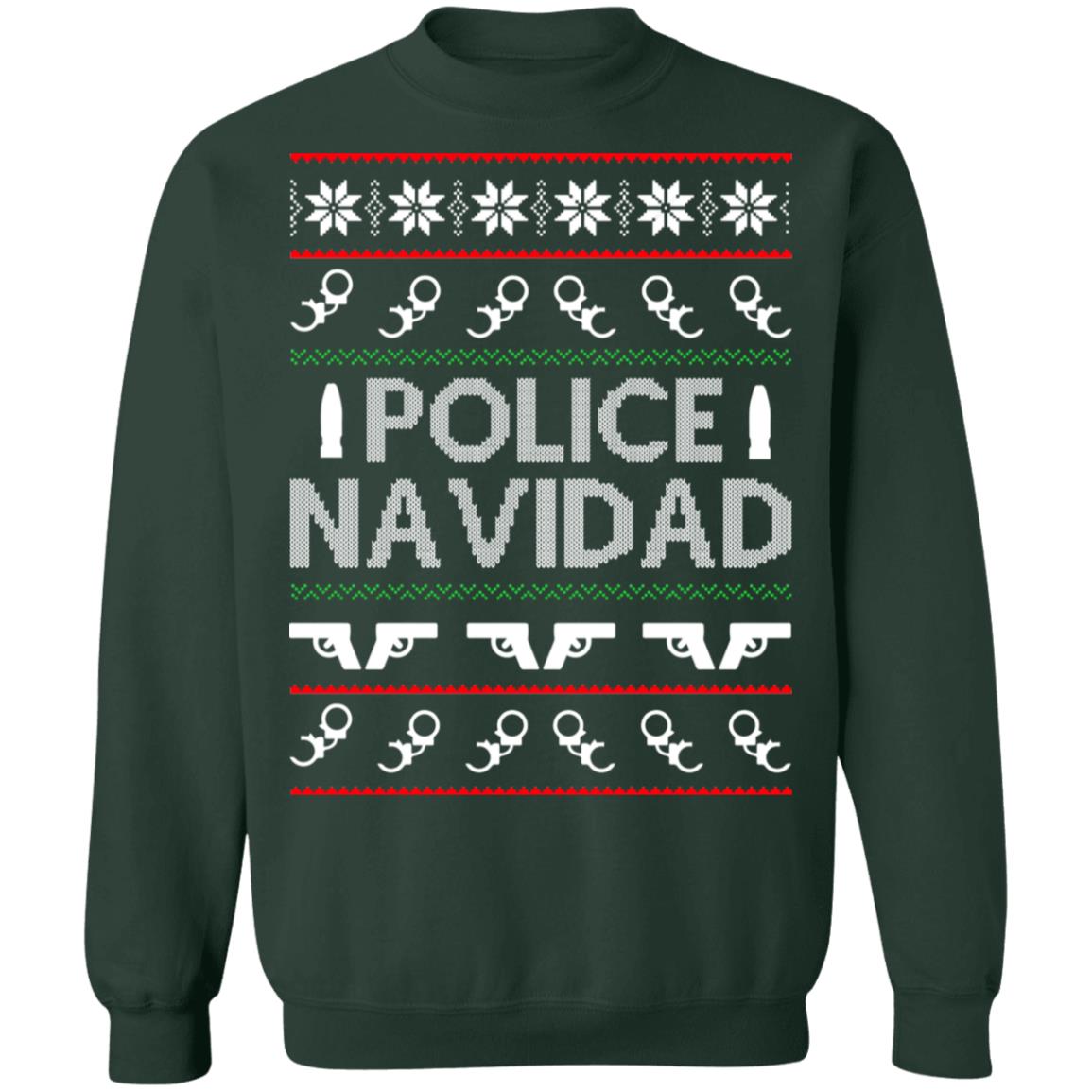 Police navidad Christmas Sweater - Holiday Gift product image 4