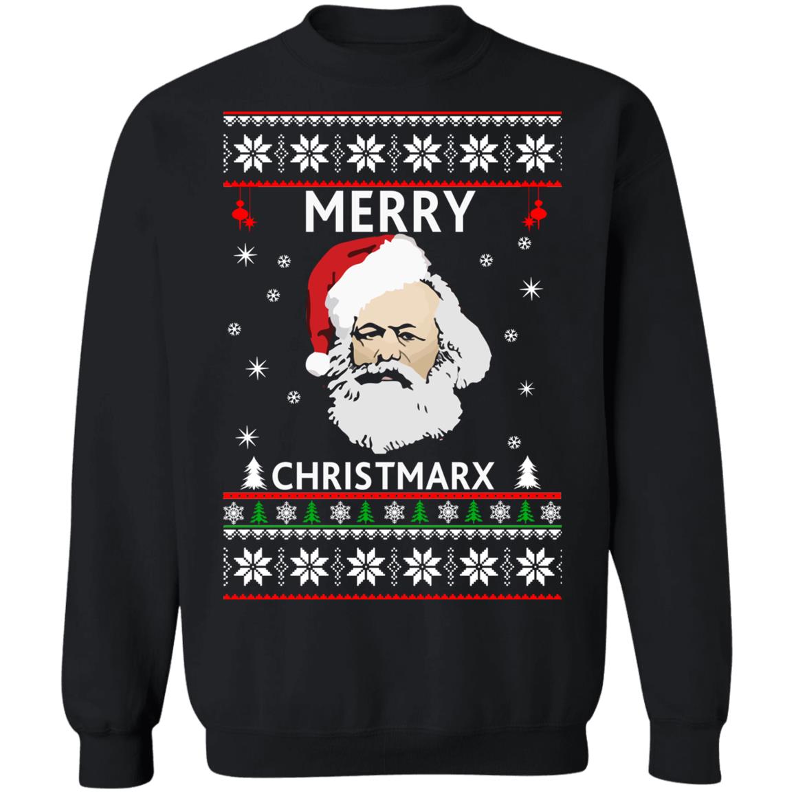 Karl Marx Merry ChristMarx Christmas Sweater - Holiday Gift product image 2