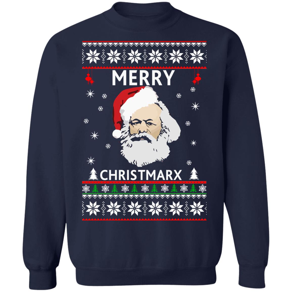 Karl Marx Merry ChristMarx Christmas Sweater - Holiday Gift product image 3