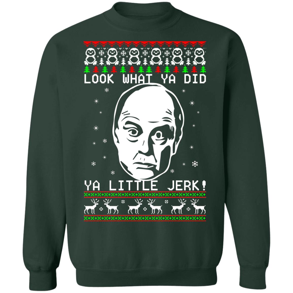 Uncle Frank look what ya did ya little jerk Christmas Sweater - Holiday Gift product image 4