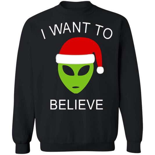 Alien i want to believe Christmas Sweater - Holiday Gift product image