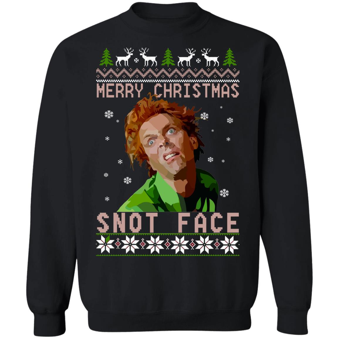Drop Dead Fred snot face merry Christmas Sweater - Holiday Gift product image 4