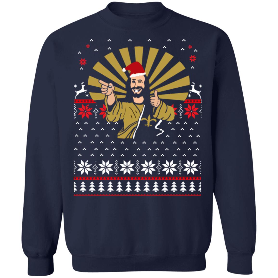 Jesus Santa Ugly Christmas Sweater - Holiday Gift product image 3