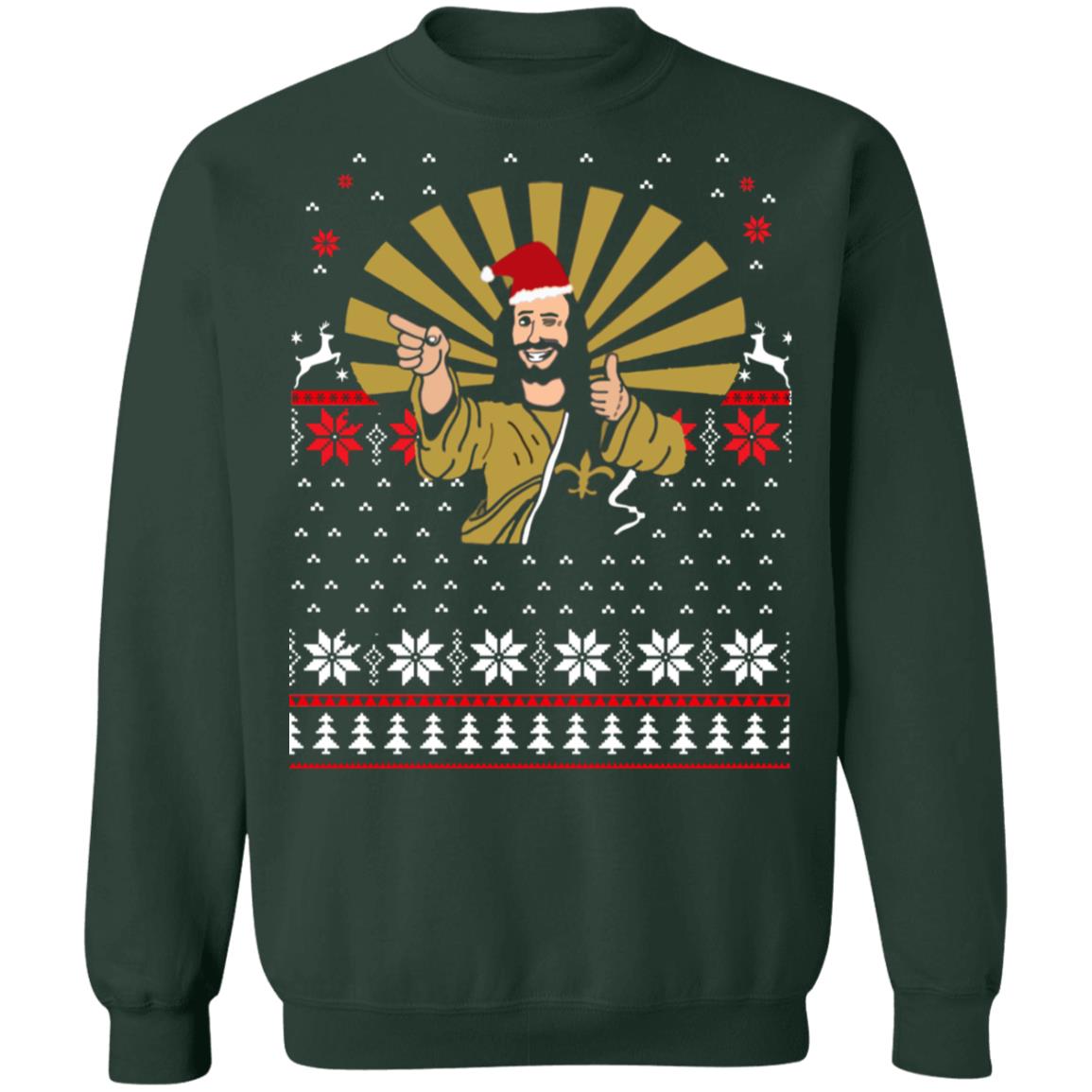 Jesus Santa Ugly Christmas Sweater - Holiday Gift product image 4