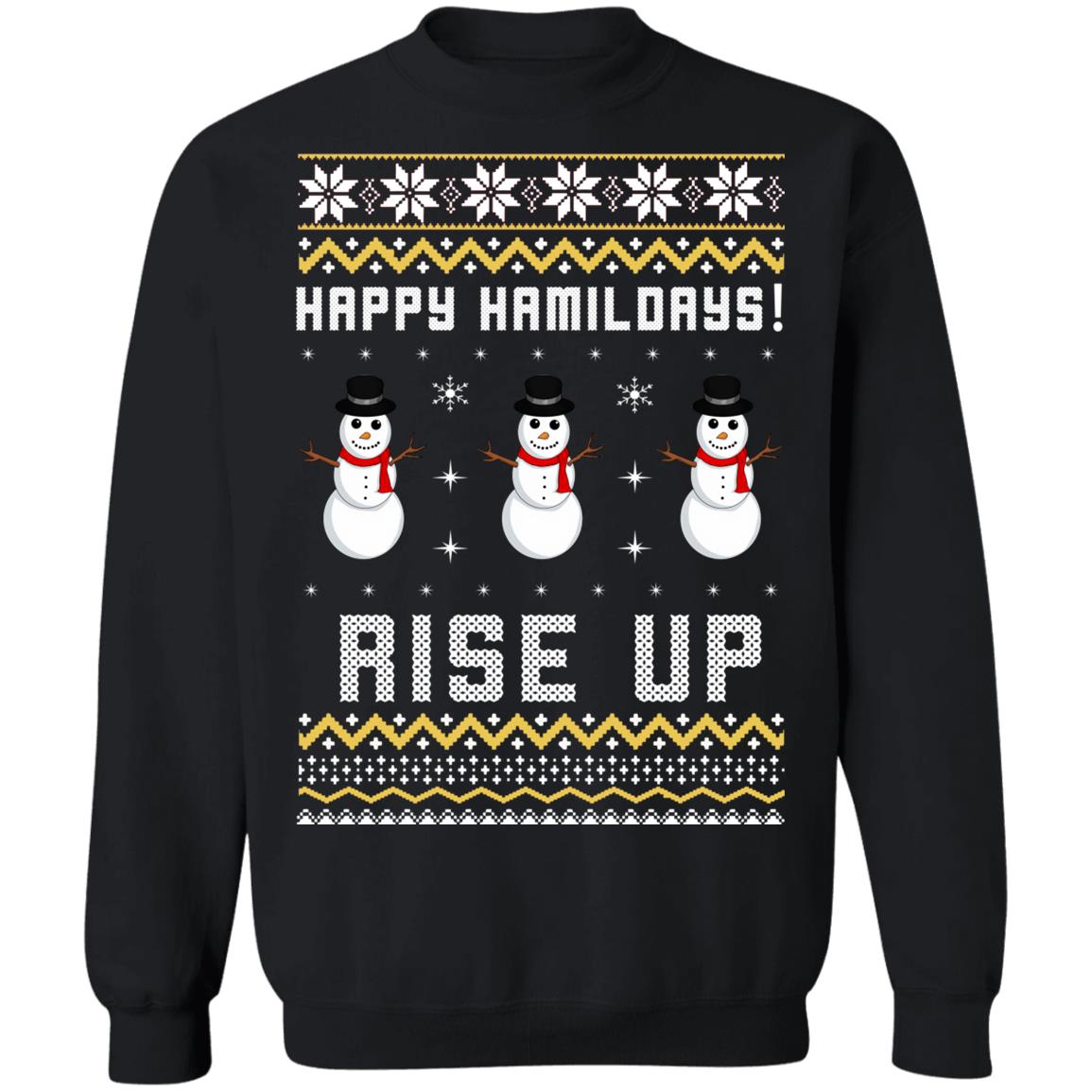 Happy Hamildays rise up Christmas Sweater - Holiday Gift product image 2