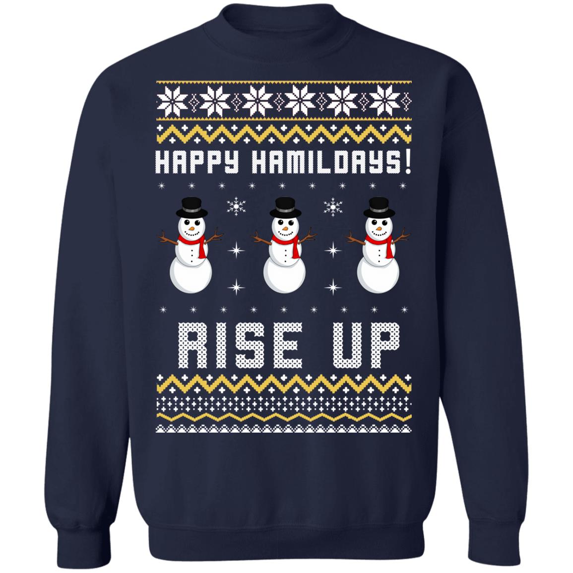 Happy Hamildays rise up Christmas Sweater - Holiday Gift product image 3