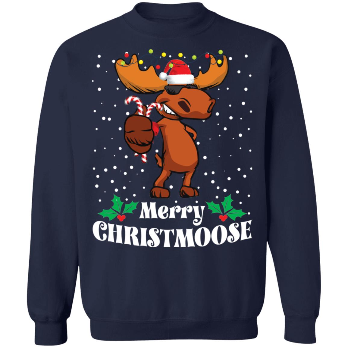 Merry Christmoose Graphic Sweater - Gift Idea product image 3