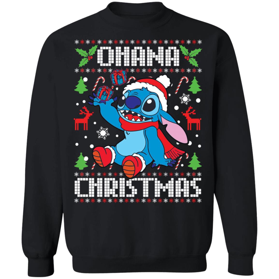 Stitch ohana Christmas Sweater - Holiday Gift product image 2