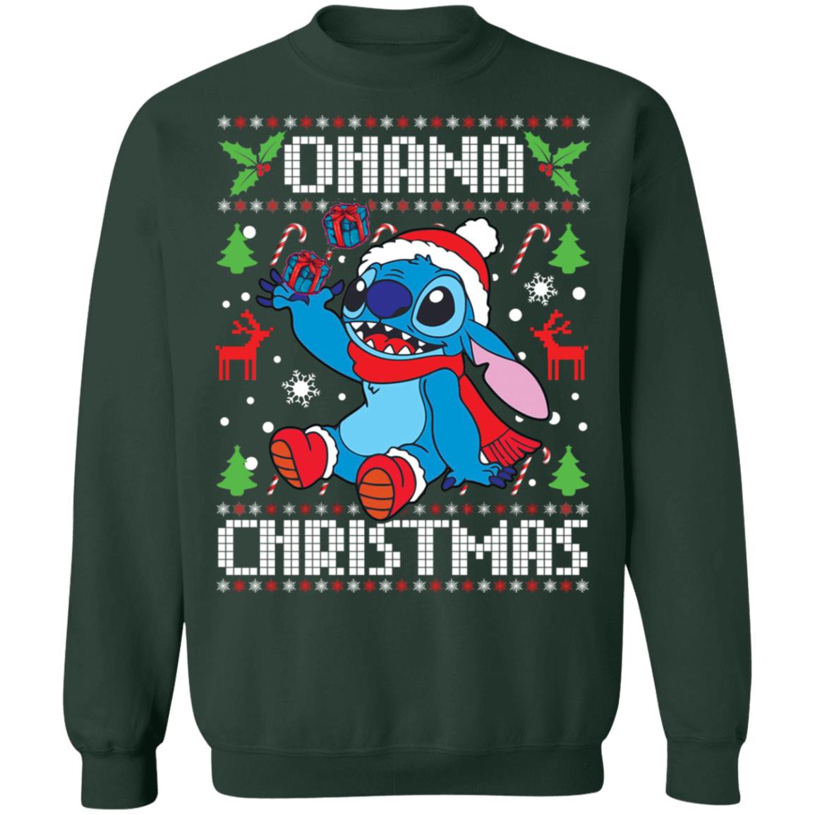 Stitch ohana Christmas Sweater - Holiday Gift product image 4