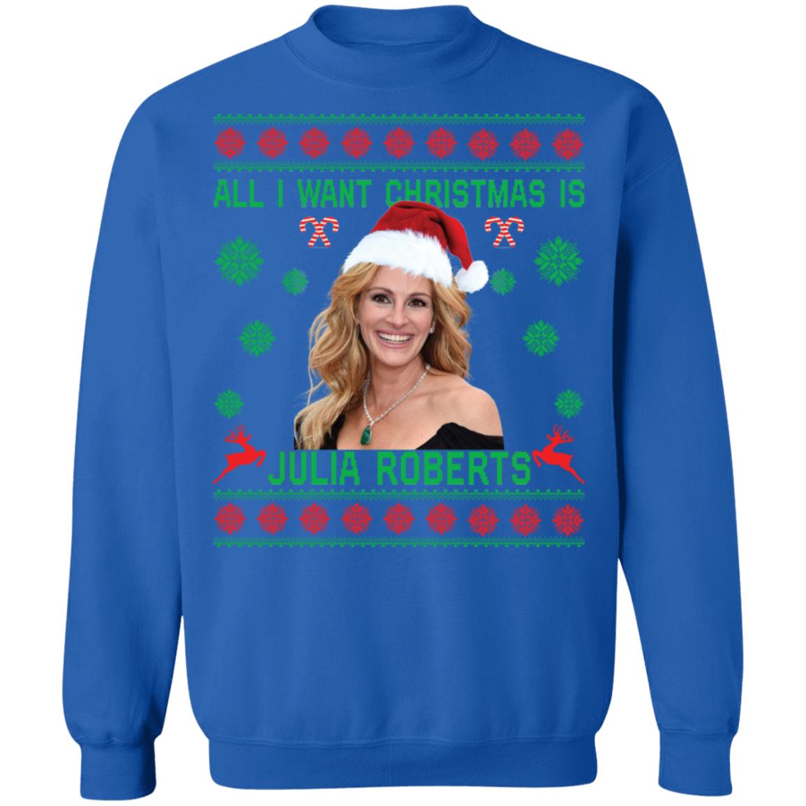 All i want Christmas is Julia Roberts Christmas Sweater - Holiday Gift product image 2