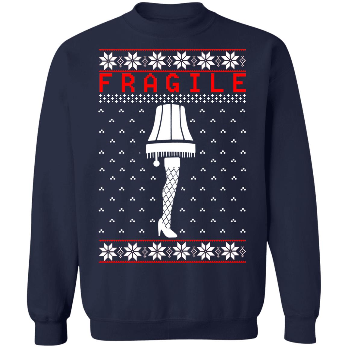 The leg lamp fragile Christmas Sweater - Holiday Gift product image 3