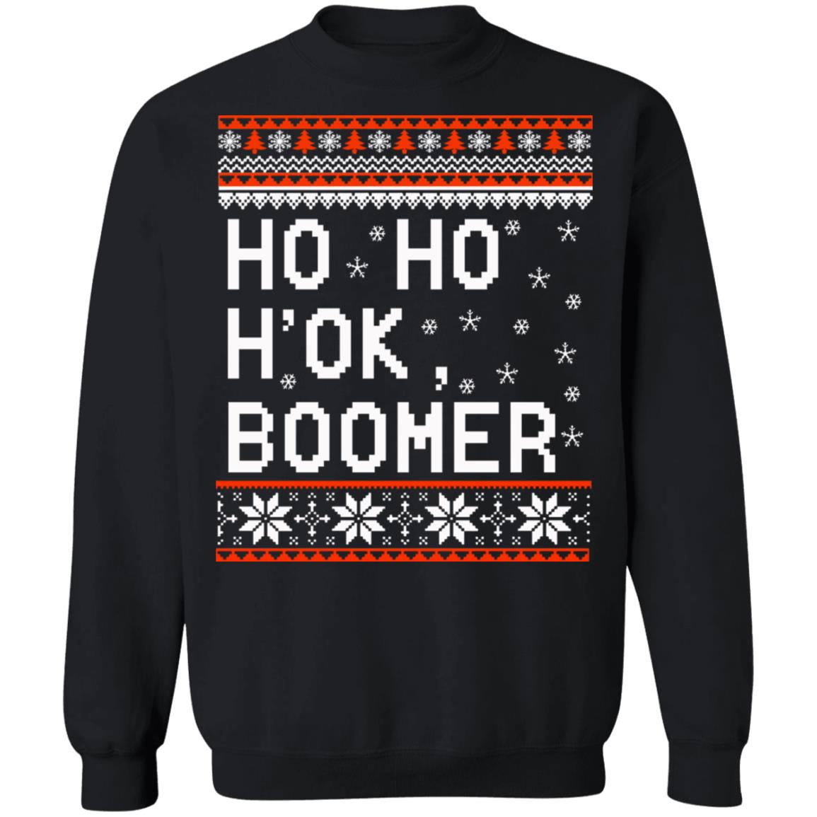 Ho Ho H’ok Boomer Christmas Sweater - Holiday Gift product image 2