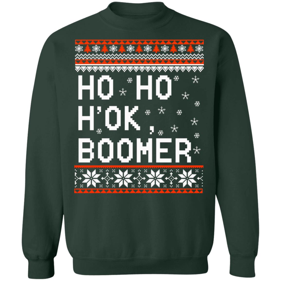 Ho Ho H’ok Boomer Christmas Sweater - Holiday Gift product image 4