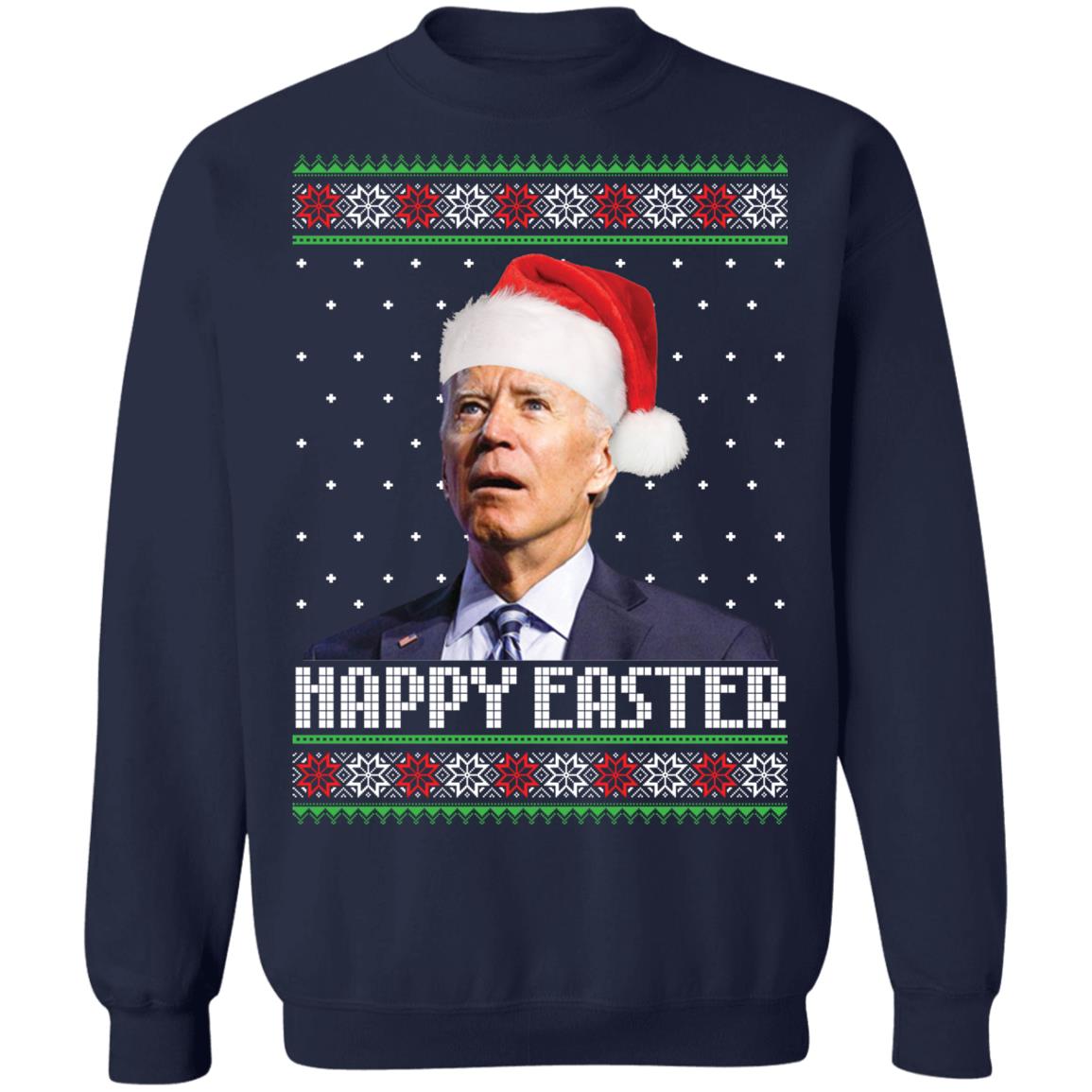 J*e B*den happy easter Christmas Sweater - Holiday Gift product image 3