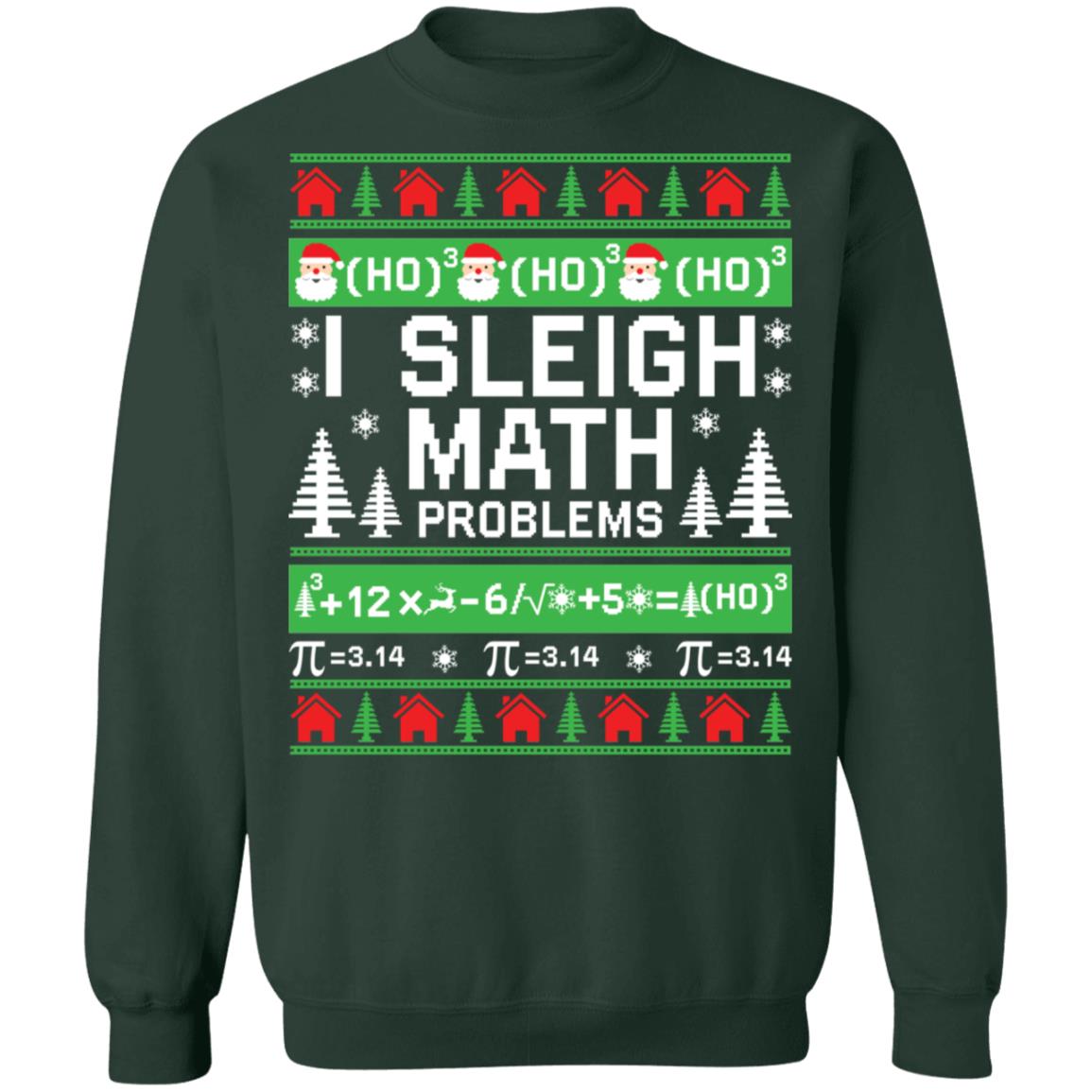 I sleigh math problems Ugly Christmas Sweater - Holiday Gift product image 4