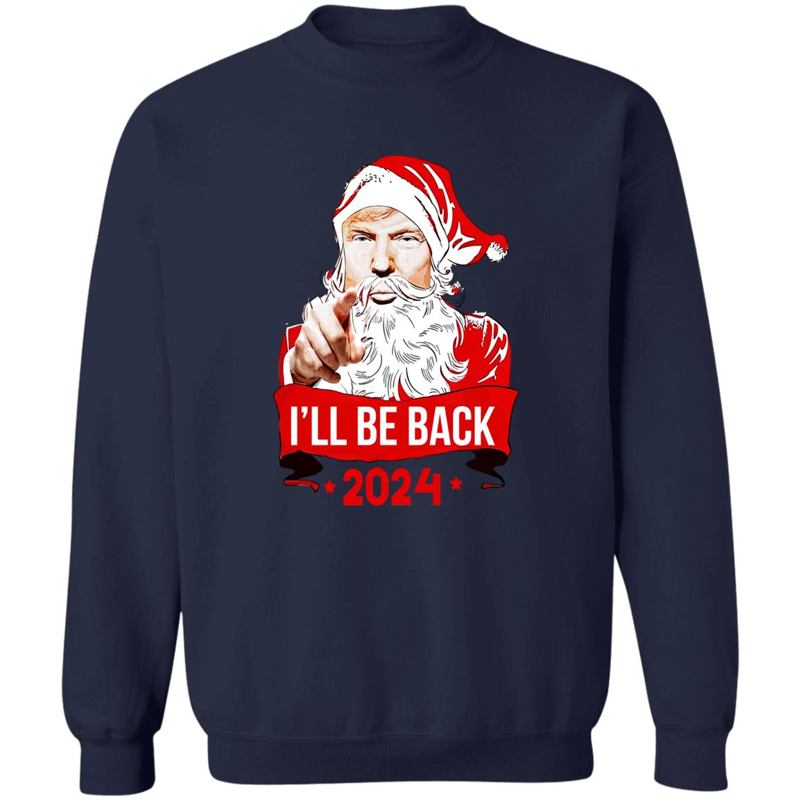 I’ll be back Tr*mp Christmas Sweater - Holiday Gift product image 3