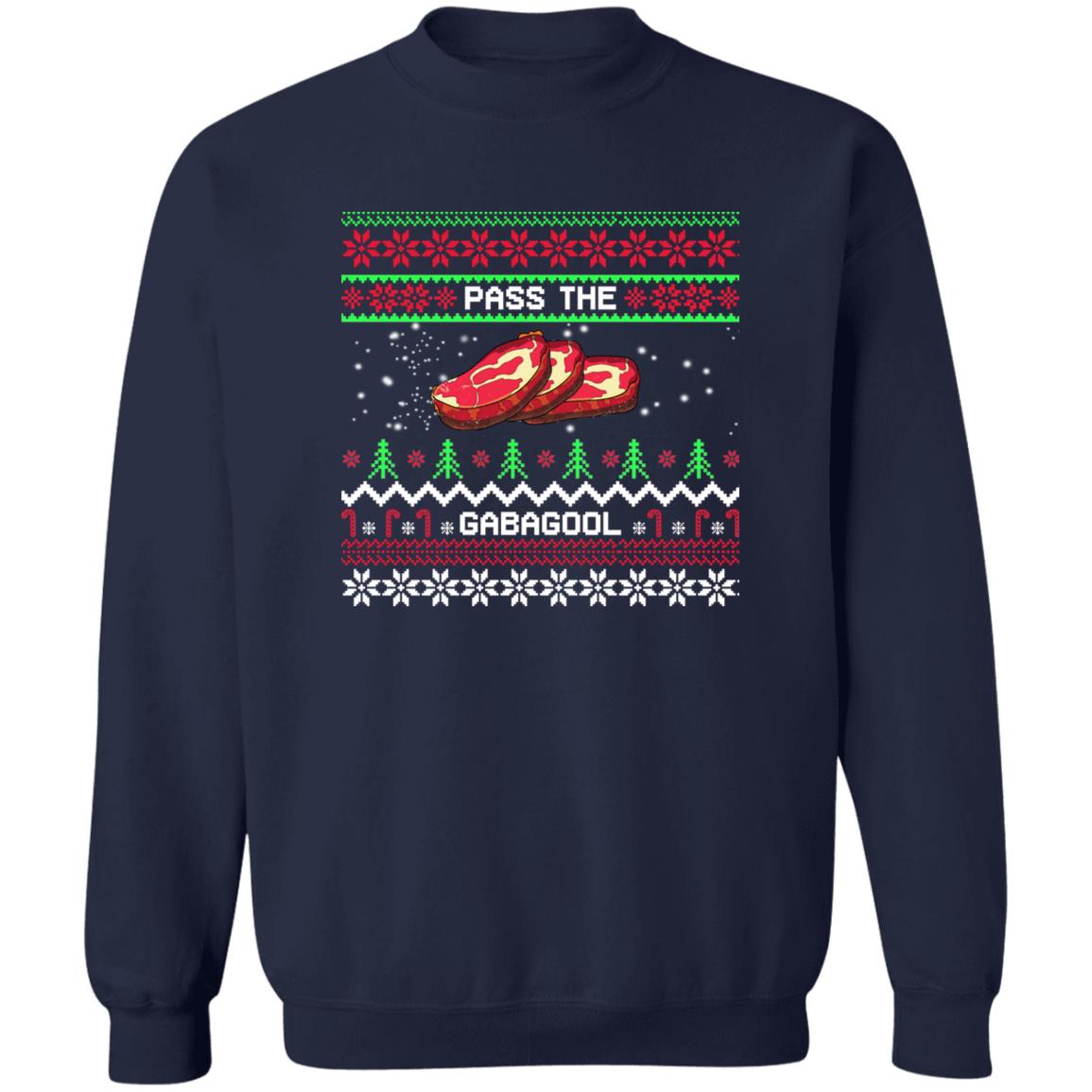 Pass the Gabagool Tacky Ugly Christmas Sweater - Holiday Gift product image 3