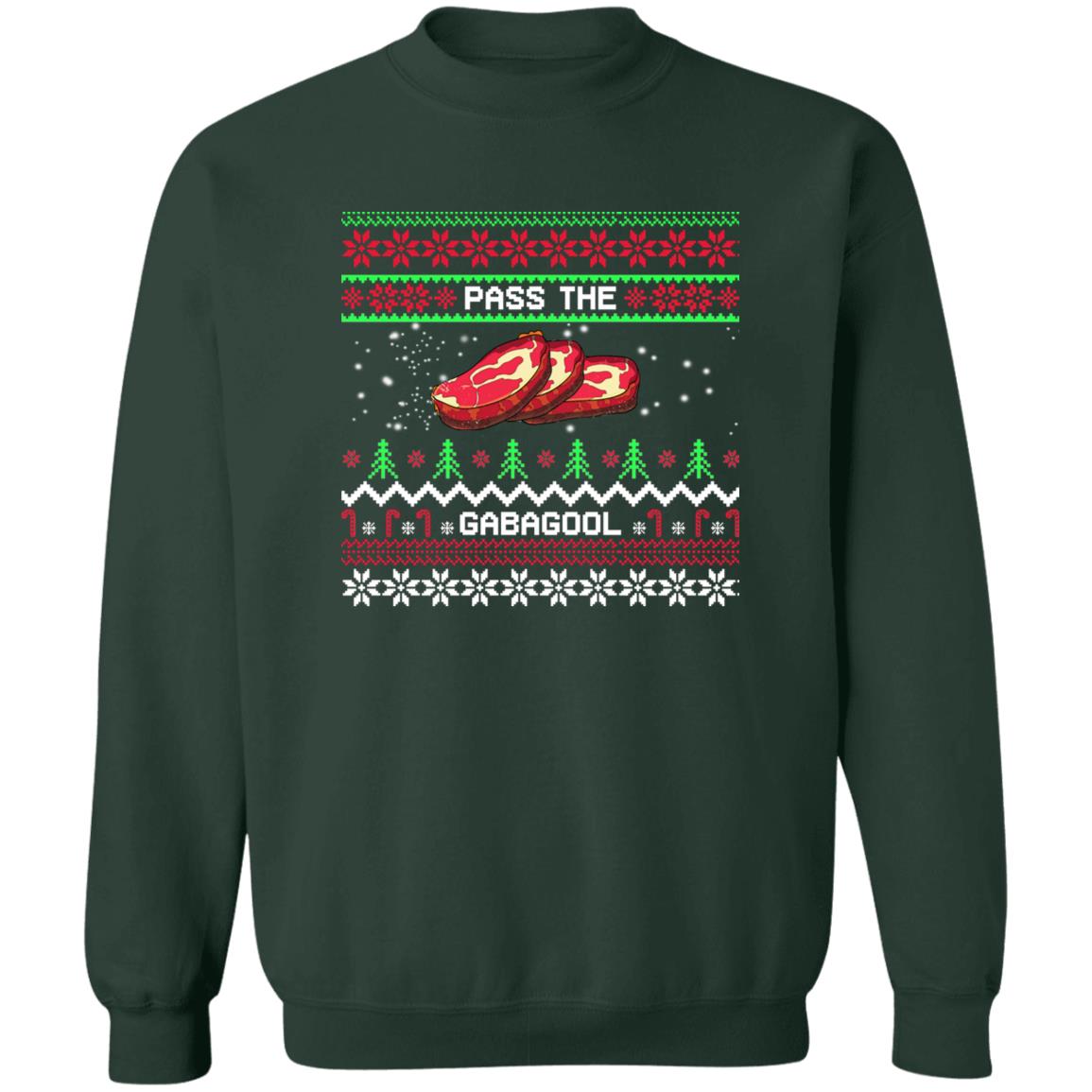 Pass the Gabagool Tacky Ugly Christmas Sweater - Holiday Gift product image 4