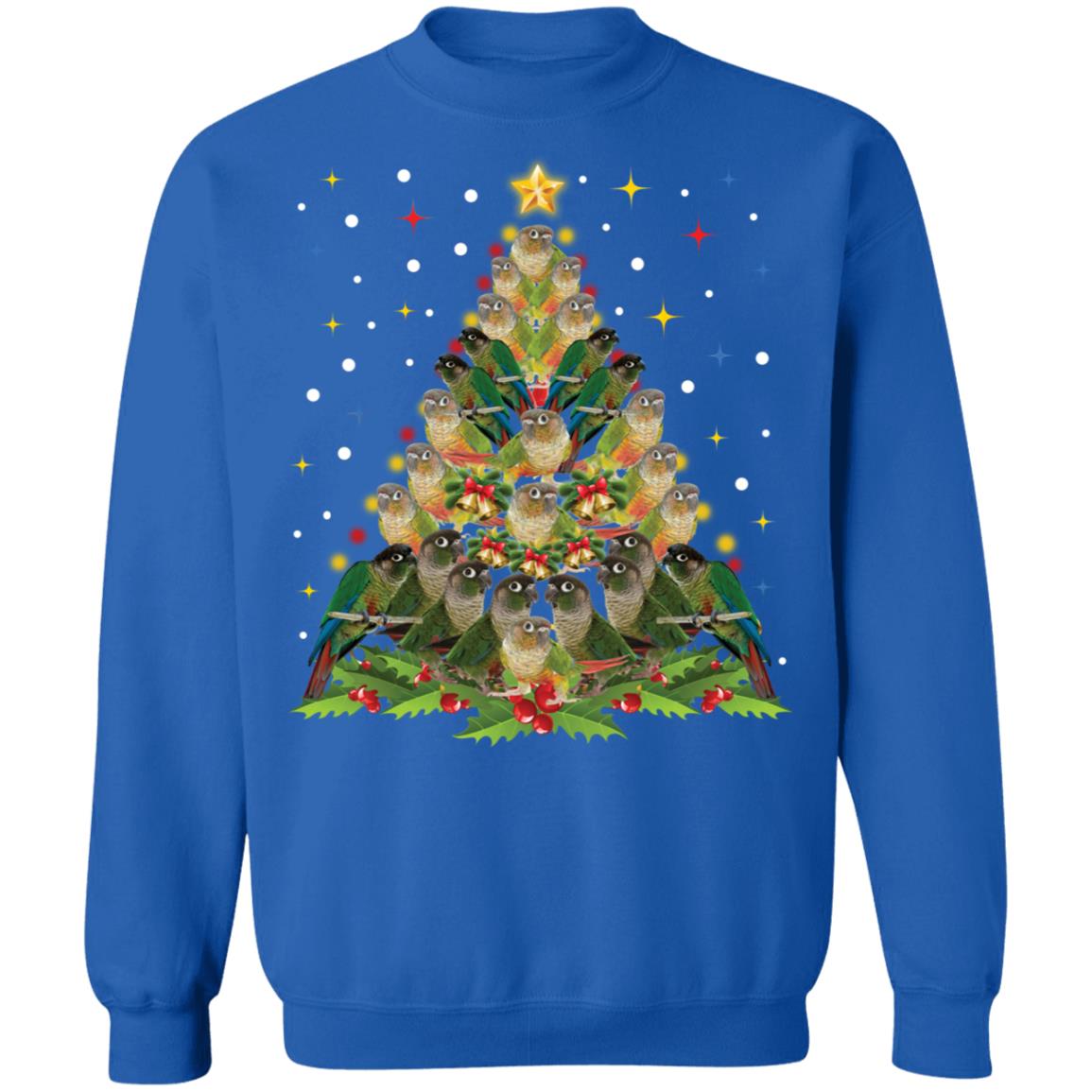 Green Cheek Conure Christmas tree Christmas Sweater - Holiday Gift product image
