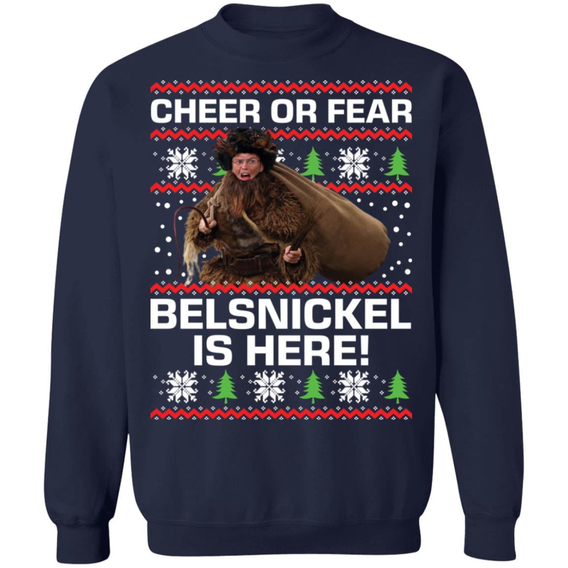 Cheer or fear Belsnickel is here Christmas Sweater - Holiday Gift product image 3
