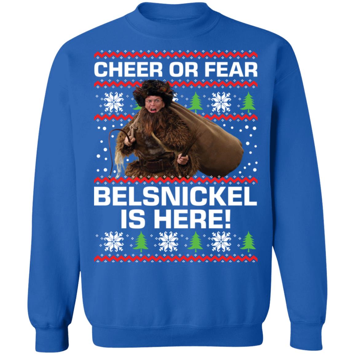 Cheer or fear Belsnickel is here Christmas Sweater - Holiday Gift product image 4