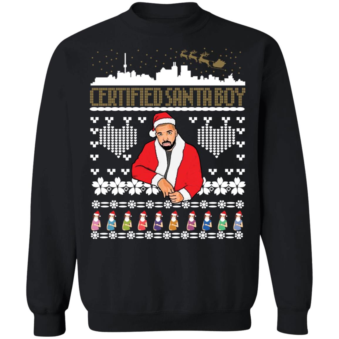 Drake certified Santa boy Christmas Sweater - Holiday Gift product image