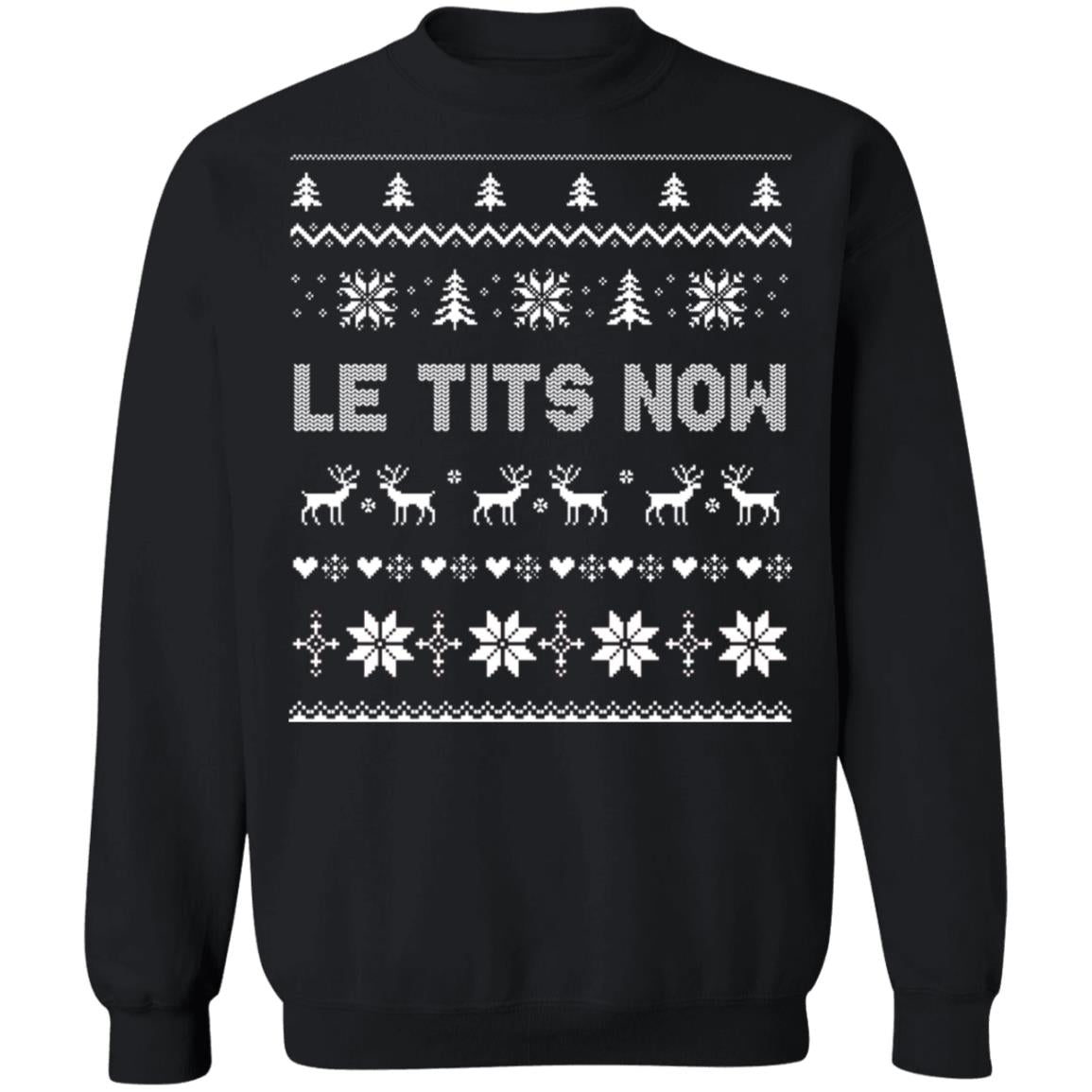 Le tits now Ugly Christmas Sweater - Holiday Gift product image 2