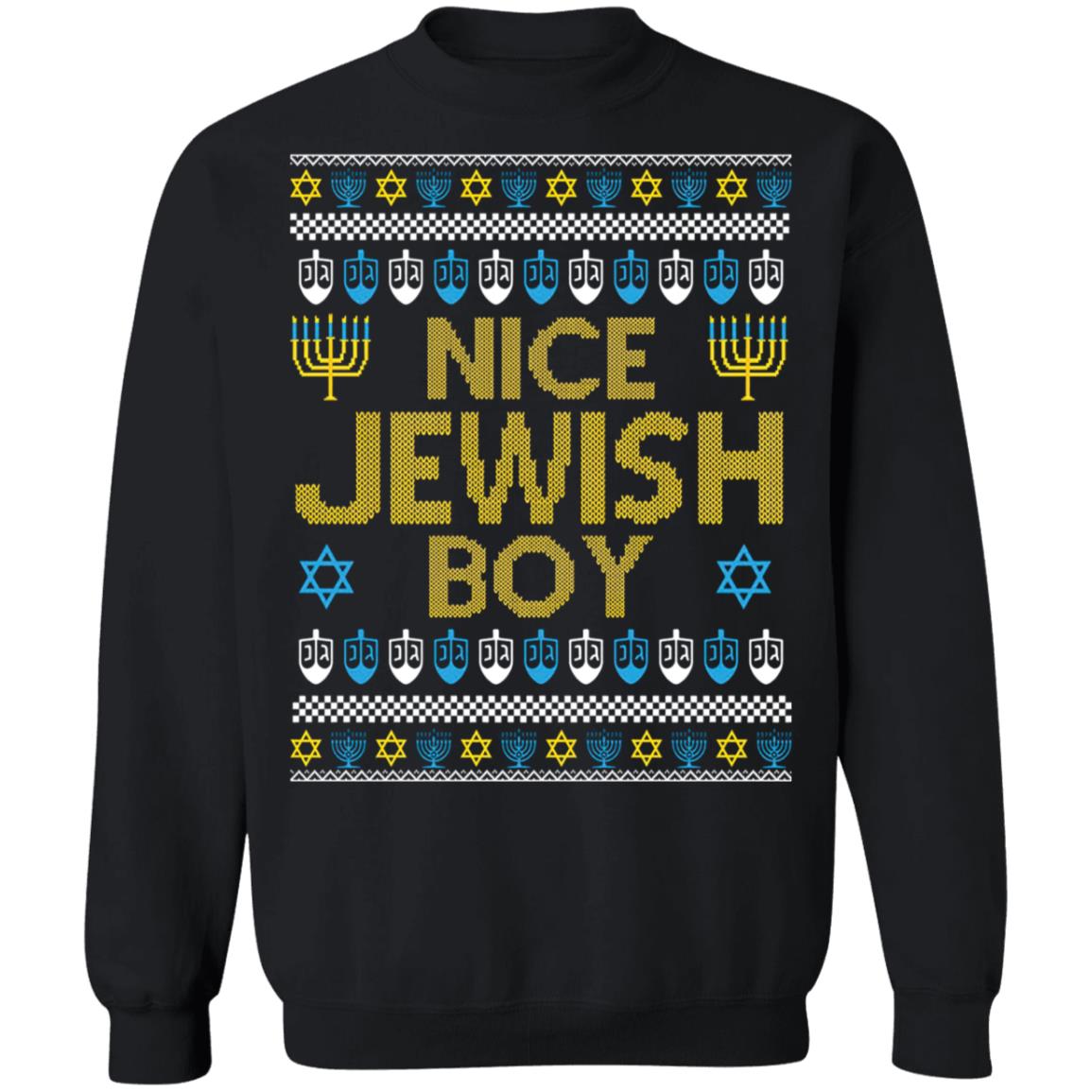 Nice Jewish boy Christmas Sweater - Holiday Gift product image 2