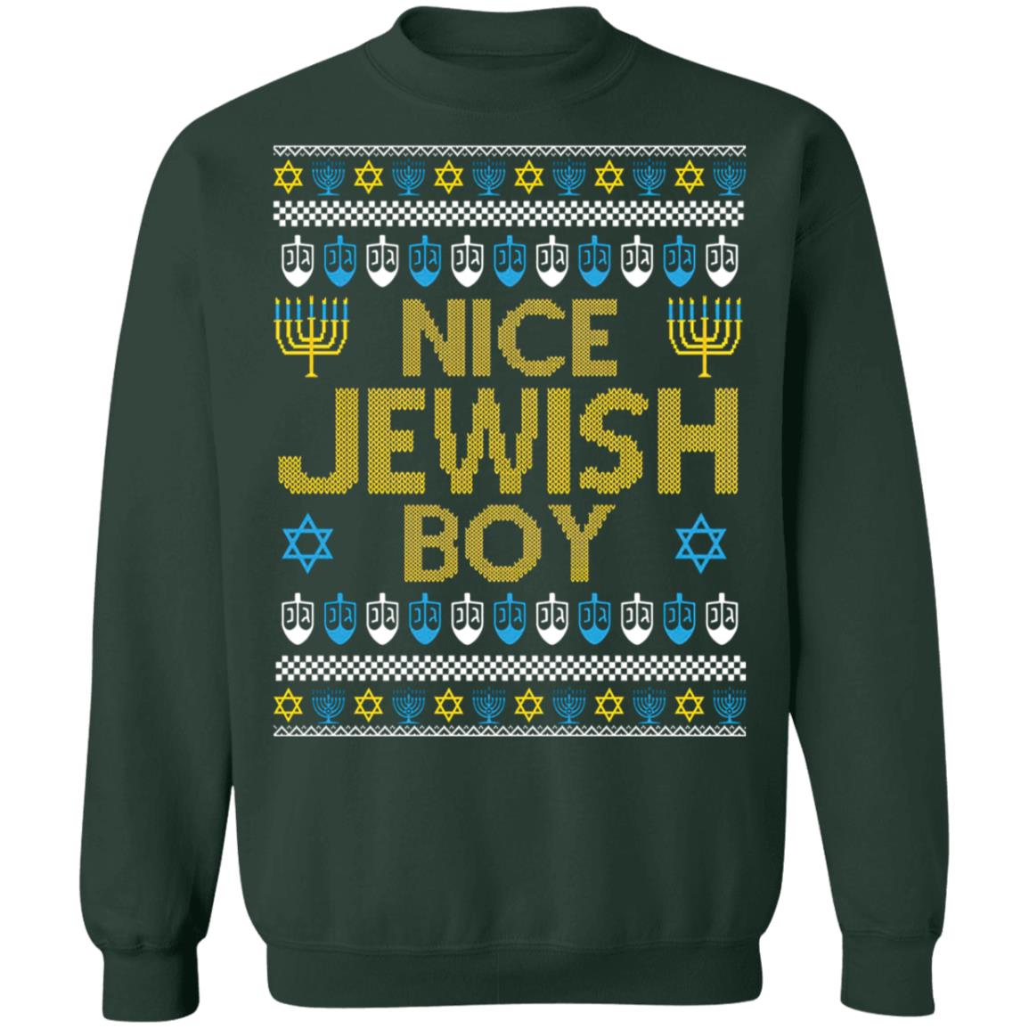 Nice Jewish boy Christmas Sweater - Holiday Gift product image 4