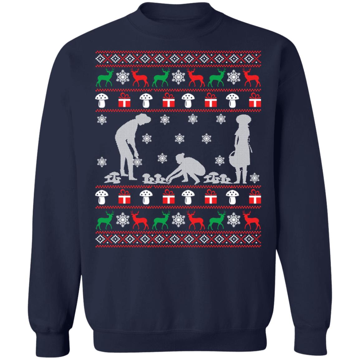 Mushroom Christmas Sweater - Holiday Gift product image 3