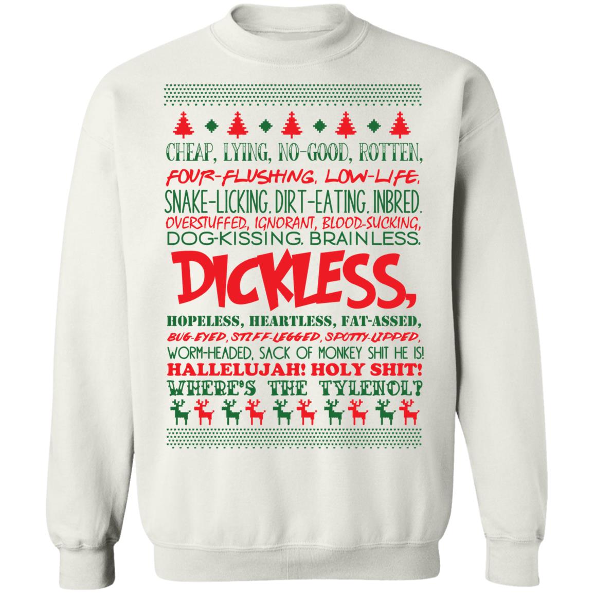 Cheap lying no good rotten four flushing low life Christmas Sweater - Holiday Gift product image 3