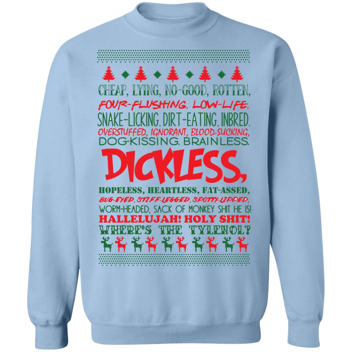Cheap lying no good rotten four flushing low life Christmas Sweater - Holiday Gift product image 4