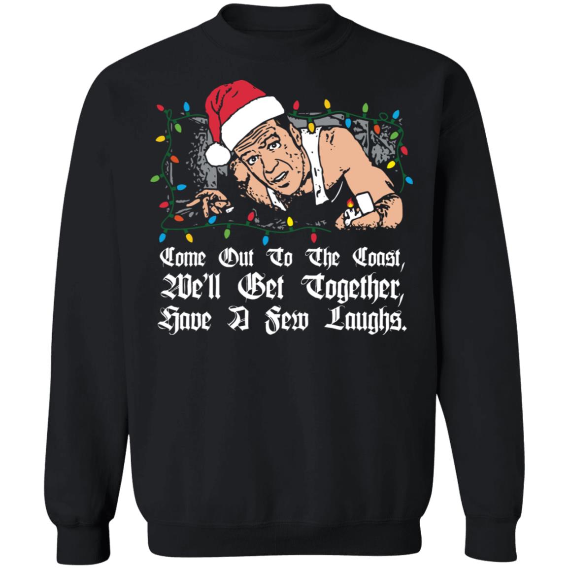 John Mcclane come out to the coast we’ll get together Christmas Sweater - Holiday Gift product image 2