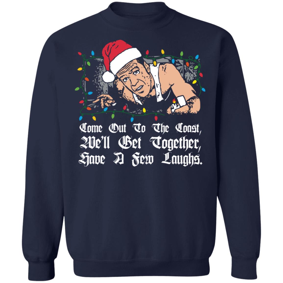 John Mcclane come out to the coast we’ll get together Christmas Sweater - Holiday Gift product image 3