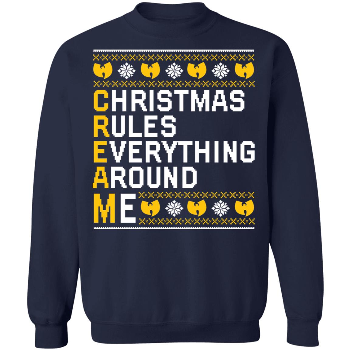 Christmas rules everything around me Christmas Sweater - Holiday Gift product image 3