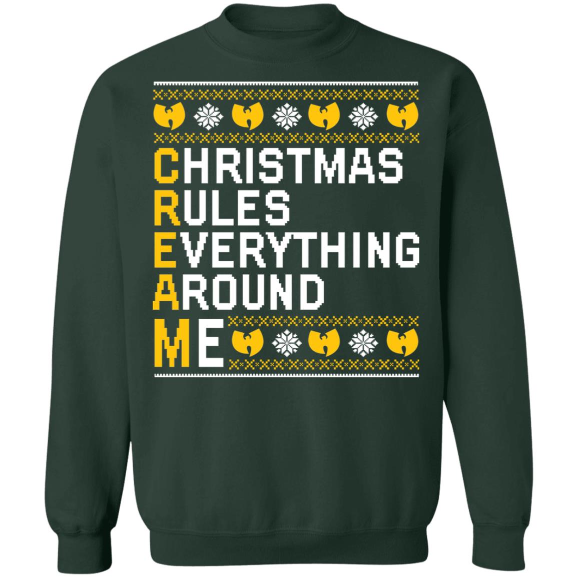 Christmas rules everything around me Christmas Sweater - Holiday Gift product image 4