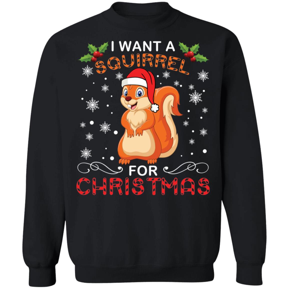 I want a Squirrel for Christmas Sweater - Holiday Gift product image 2