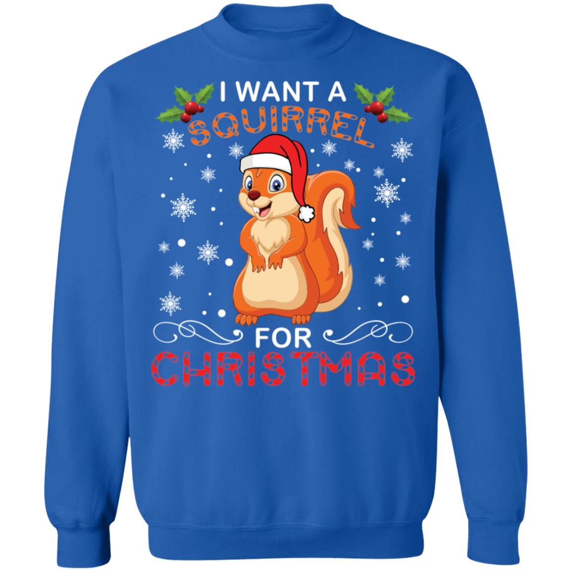 I want a Squirrel for Christmas Sweater - Holiday Gift product image 4