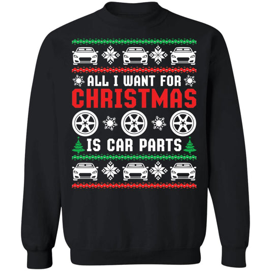 All i want for Christmas is car parts Christmas Sweater - Holiday Gift product image 2