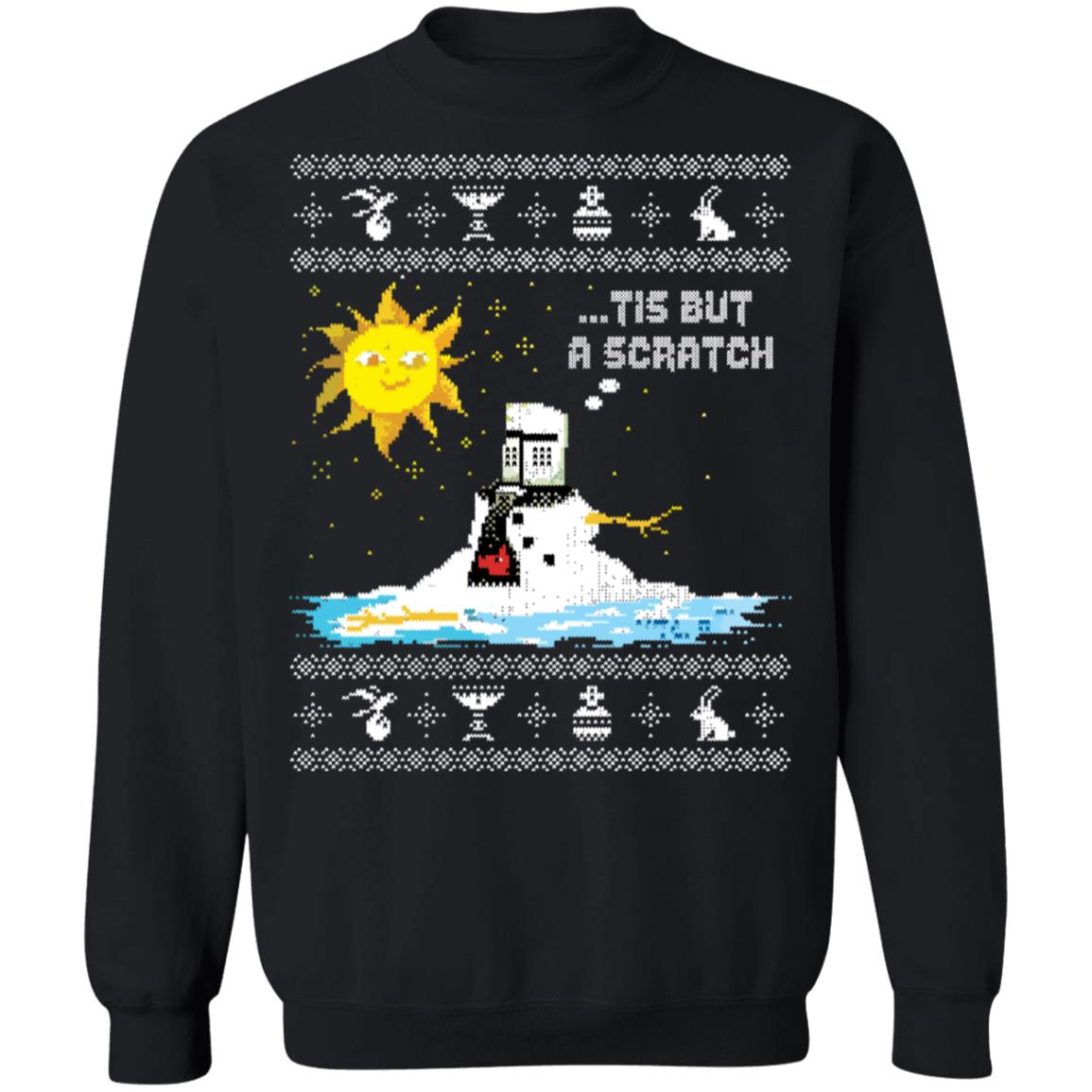 Tis but a scratch Christmas Sweater - Holiday Gift product image 2
