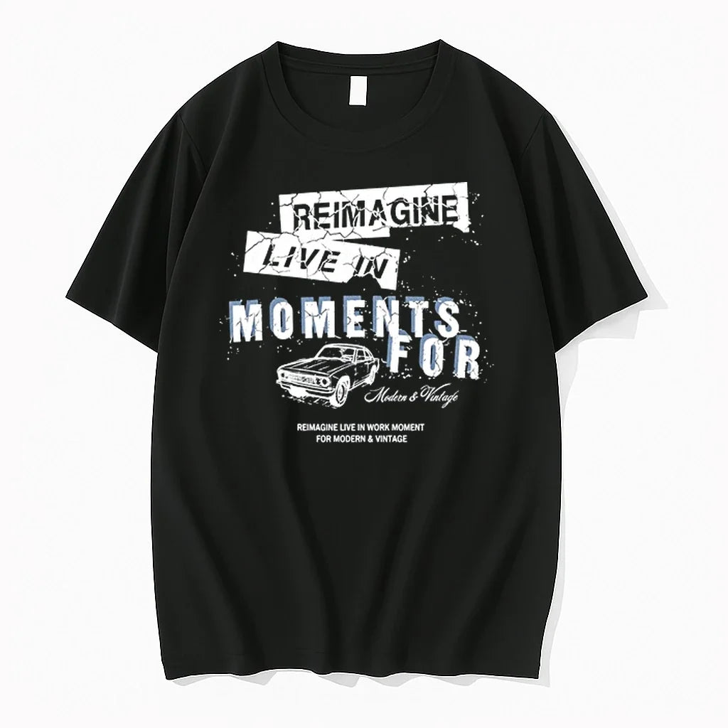 Reimagine Live In Moments For Modern And Vintage 0 - Adult & Kids T-Shirts, Sweatshirts & Hoodies apparel design preview 1