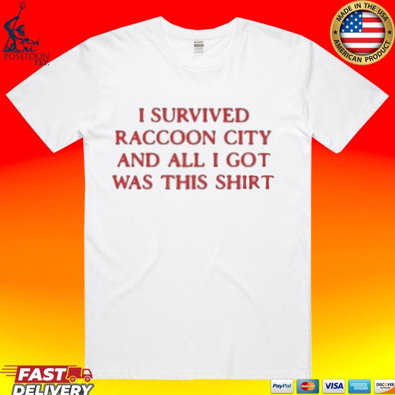 Resident Evil I Survived Raccoon City And All Got Was - Adult & Kids T-Shirts, Sweatshirts & Hoodies apparel design preview 1