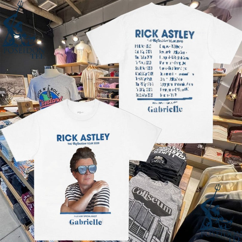 Rick Astley The Reflection Tour 2026 - Adult & Kids T-Shirts, Sweatshirts & Hoodies apparel design preview 1