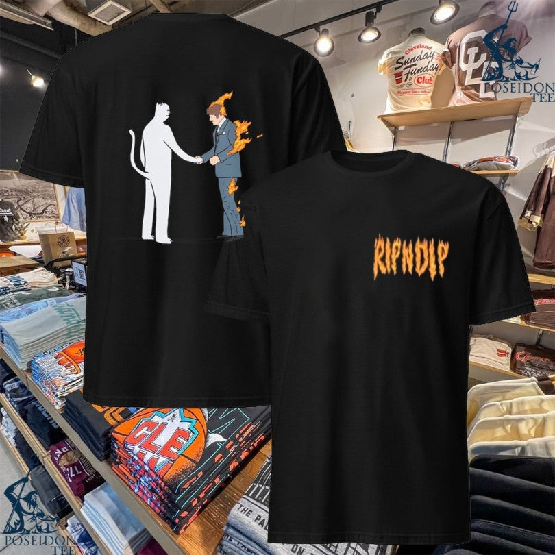 Ripndip Burn Black Wash - Adult & Kids T-Shirts, Sweatshirts & Hoodies apparel design preview 1