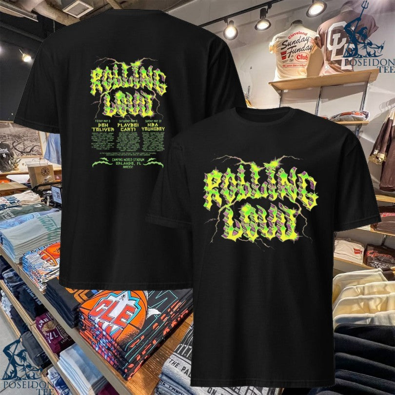 Rolling Loud 2026 Exclusive Lineup - Adult & Kids T-Shirts, Sweatshirts & Hoodies apparel design preview 1